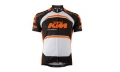 Koszulka rowerowa factory line jersey black/orange/white