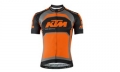 Koszulka rowerowa factory team race jersey black/gray/orange