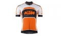 Koszulka rowerowa factory team race jersey black/white/orange