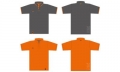 Koszulka polo factory team poloshirt 2 in 1 antrazite/orange